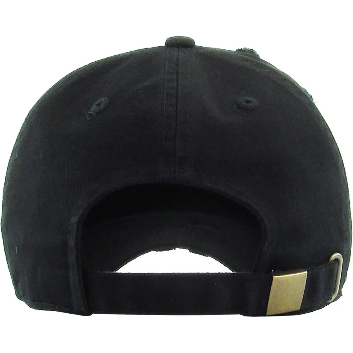Black Distressed - Unstructured Cap - Image 2