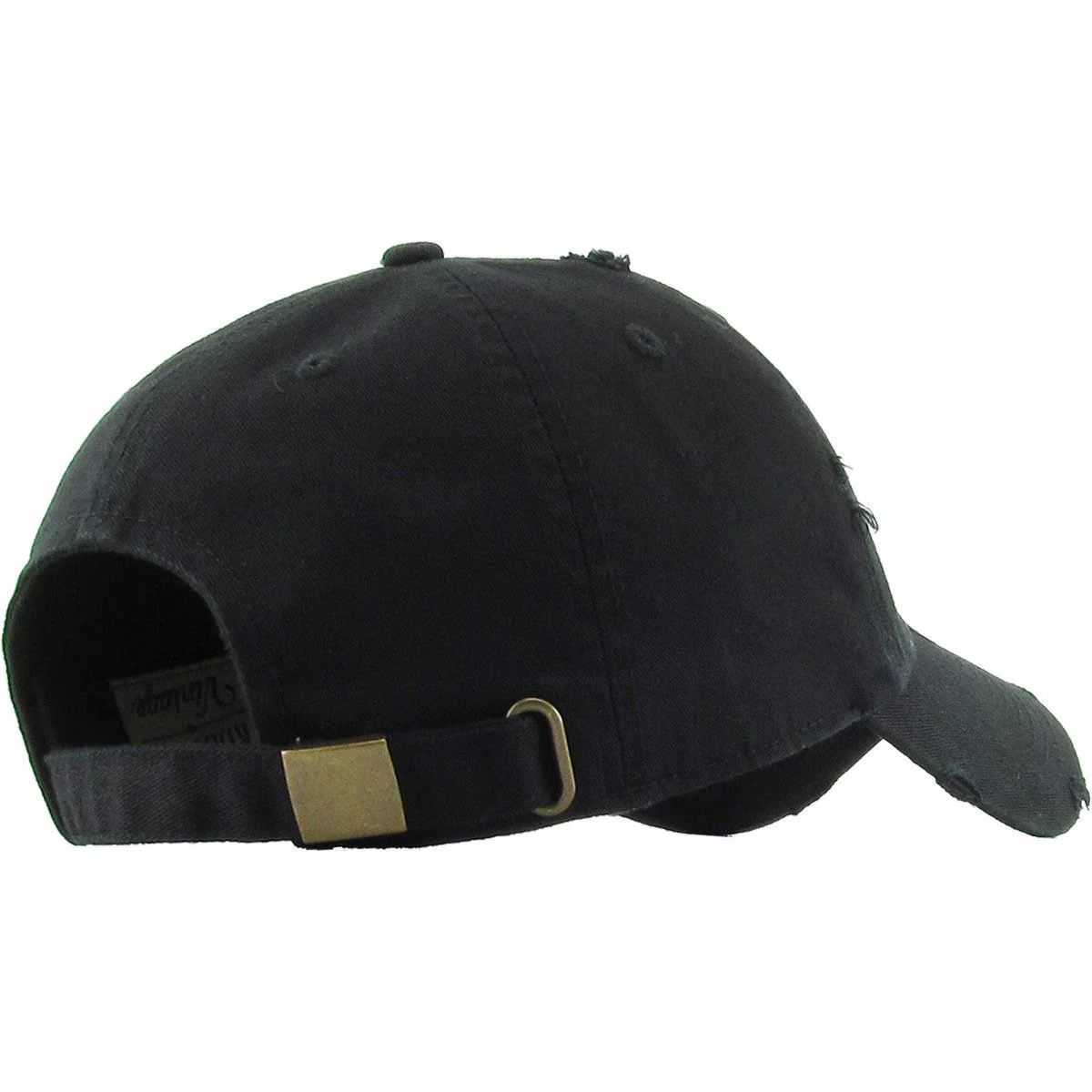 Black Distressed - Unstructured Cap - Image 4