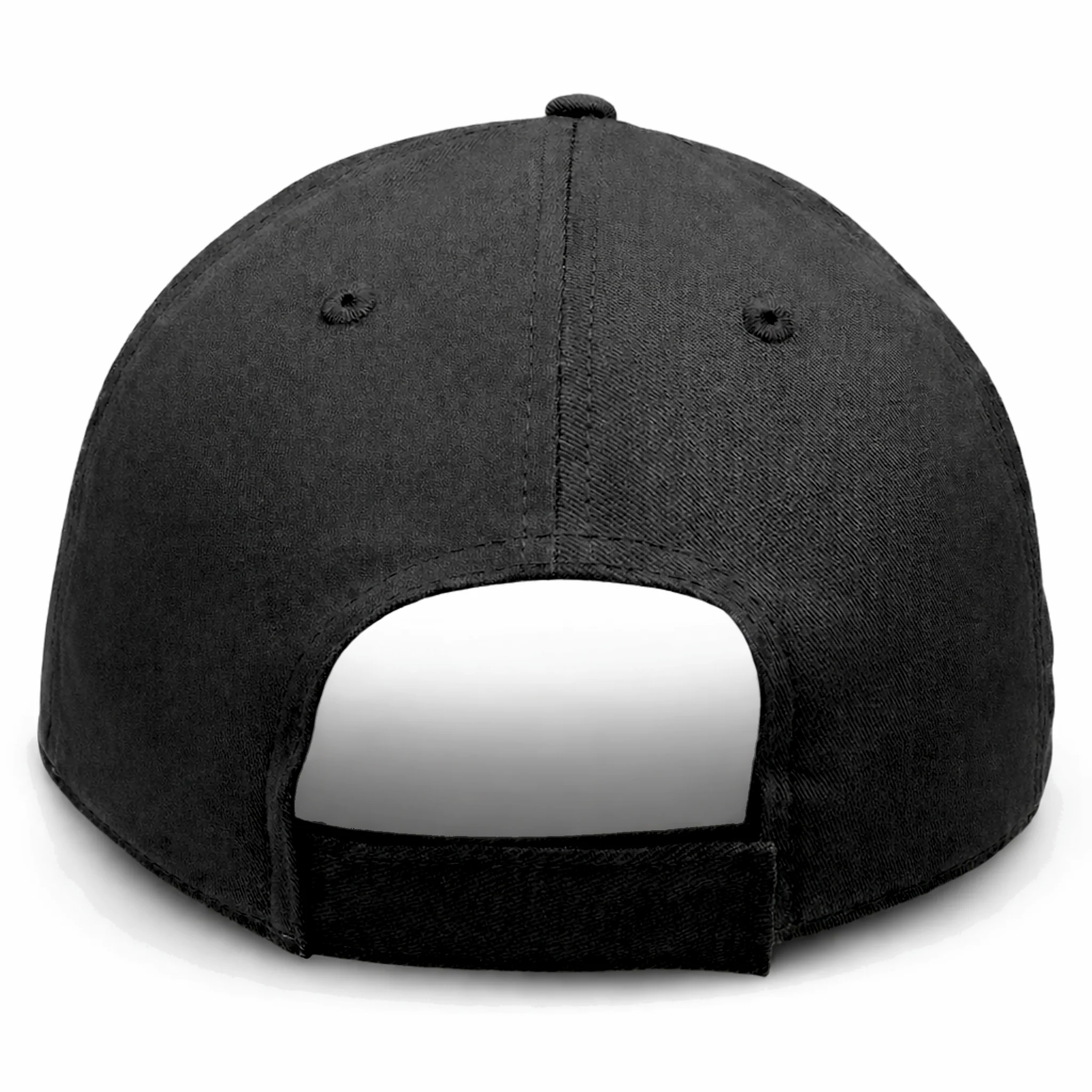 Black - Structured Baseball Cap - Image 2