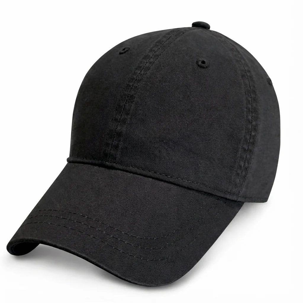 Black - Unstructured Baseball Cap