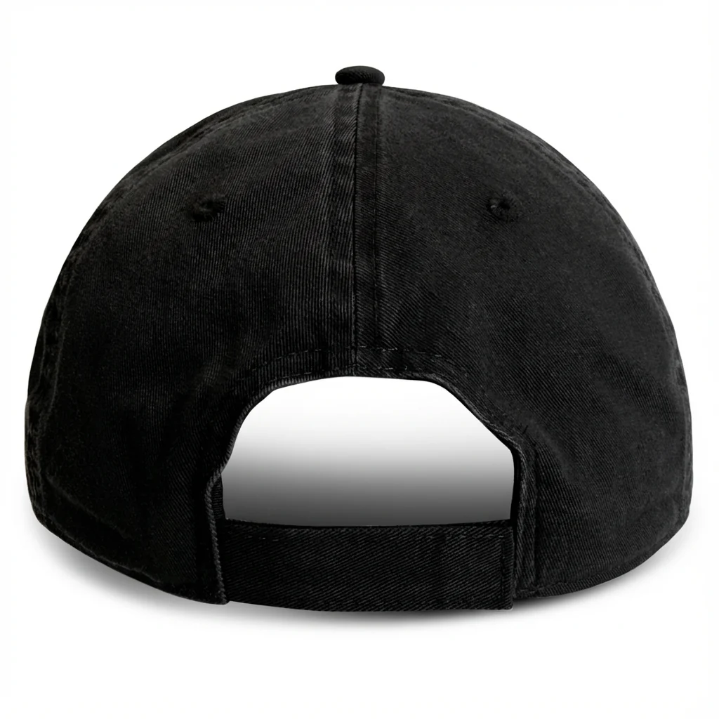 Black - Unstructured Baseball Cap - Image 2