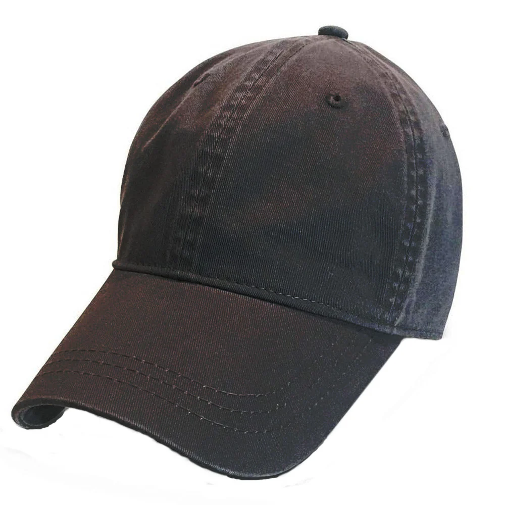 Black Weathered - Unstructured Baseball Cap