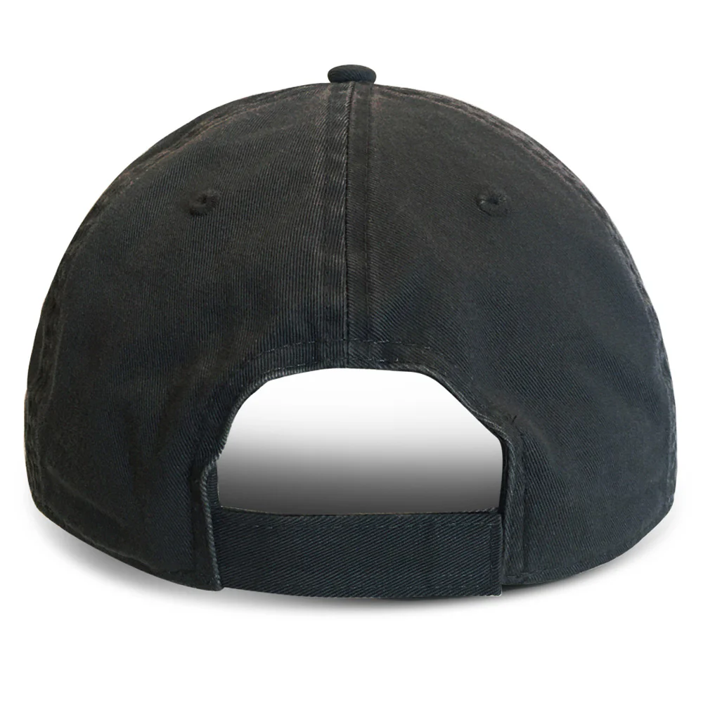 Black Weathered - Unstructured Baseball Cap - Image 2