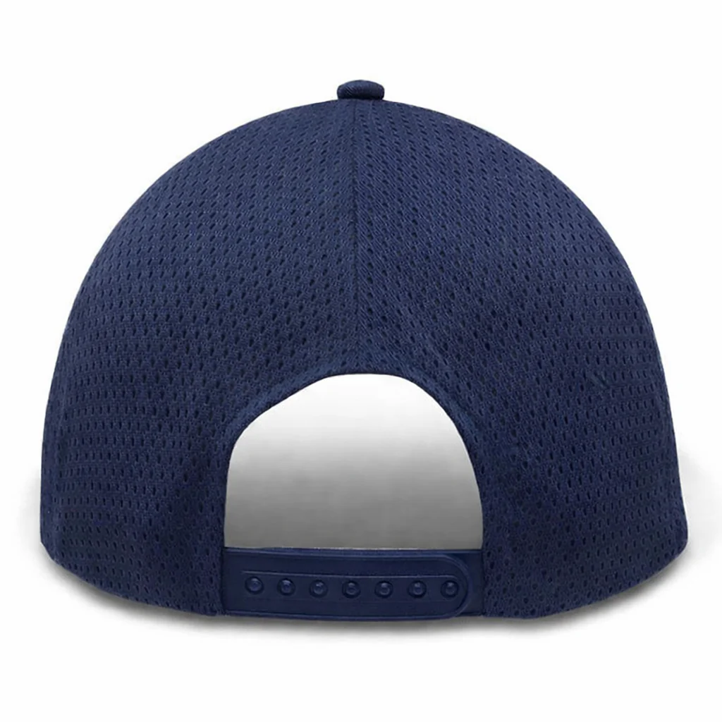 Navy Blue Wicking Soft Mesh - Unstructured Baseball Cap - Image 2