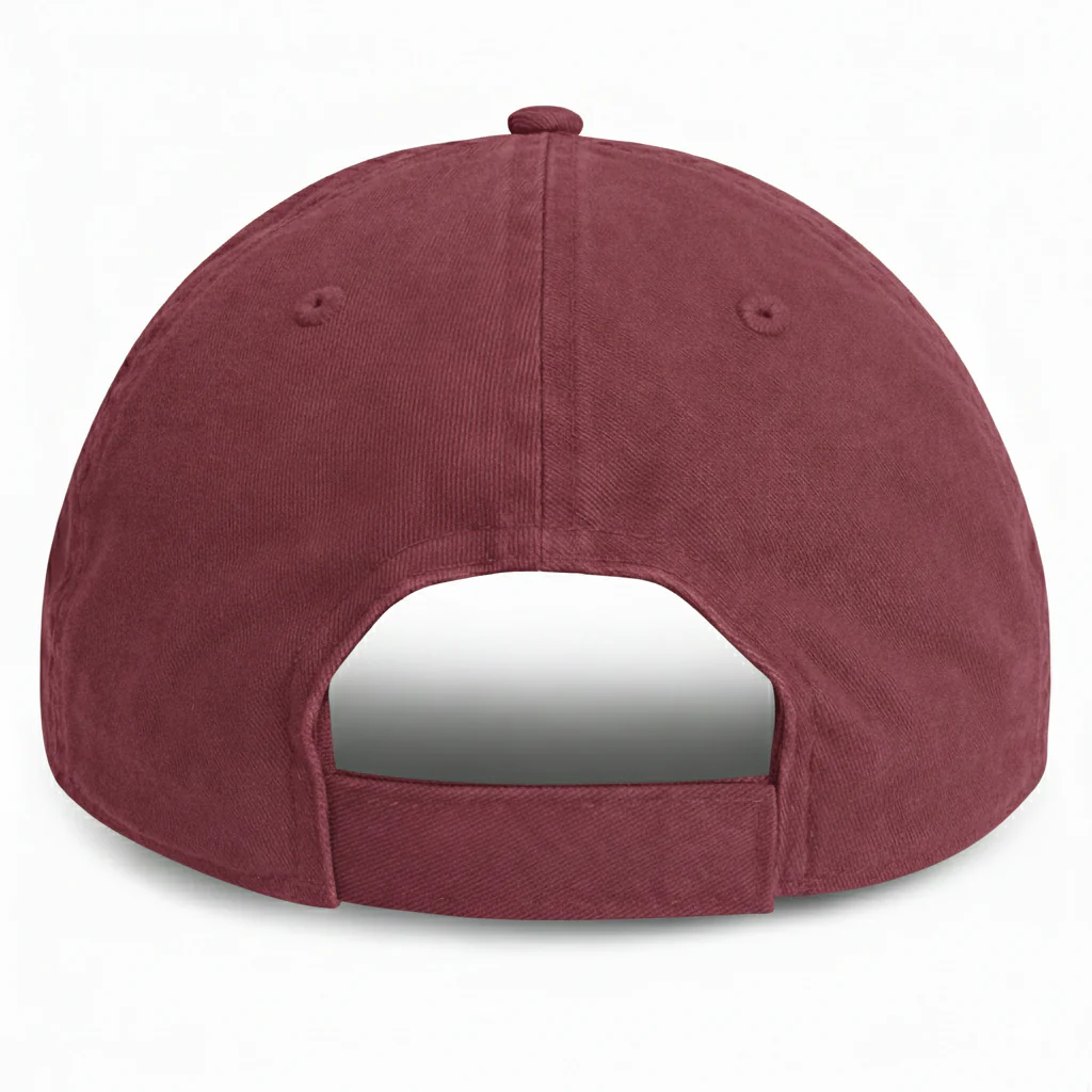 Burgundy - Unstructured Baseball Cap - Image 2
