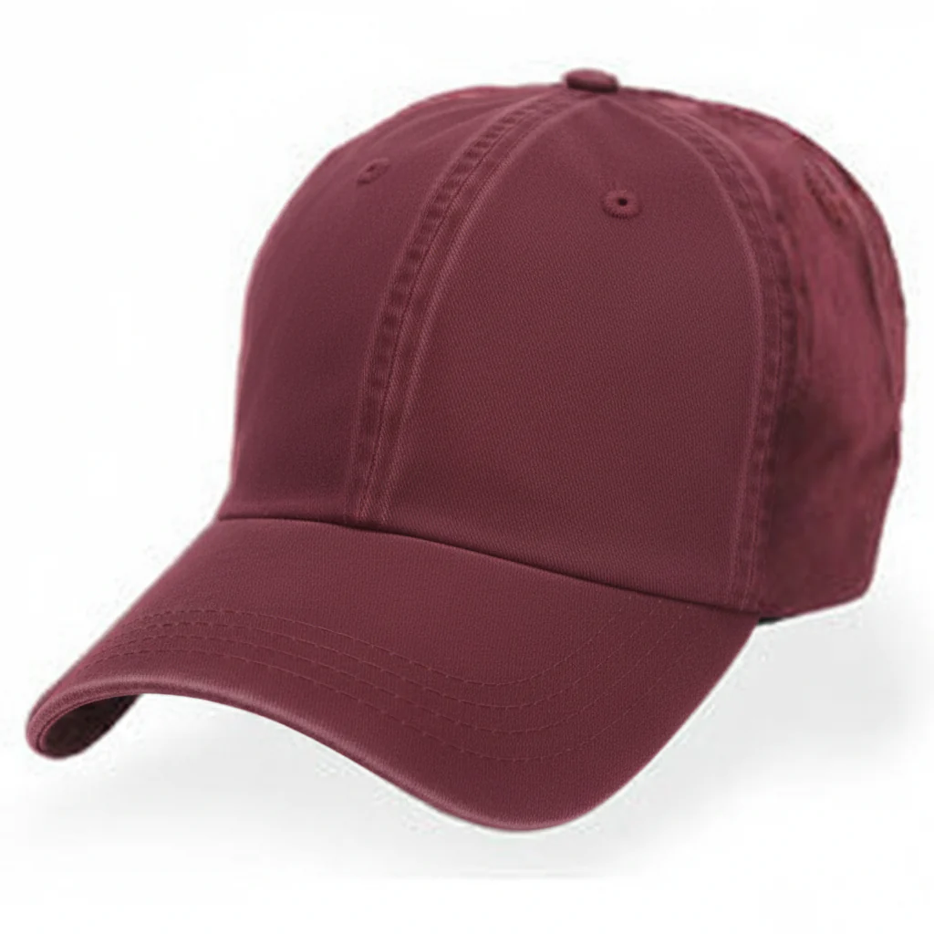 Burgundy - Unstructured Cap