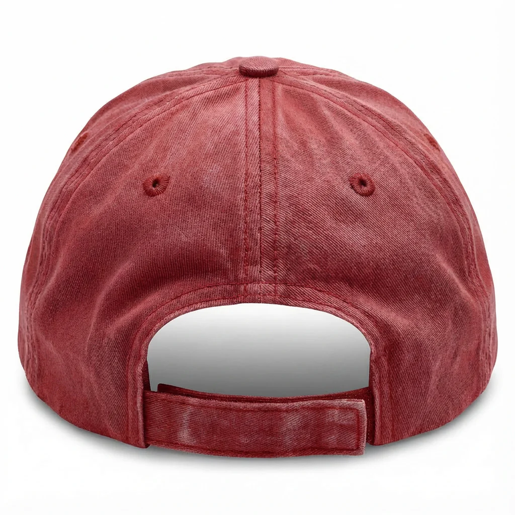Clay Red Weathered - Unstructured Baseball Cap - Image 2