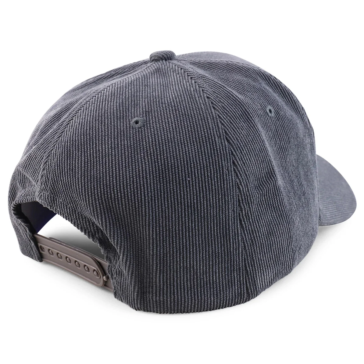 Corduroy Structured Baseball Cap - Dark Grey - Image 2
