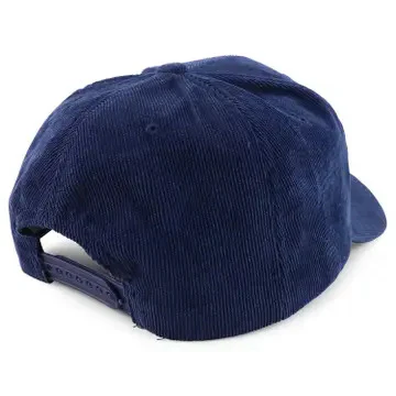 Corduroy Structured Baseball Cap - Navy - Image 3