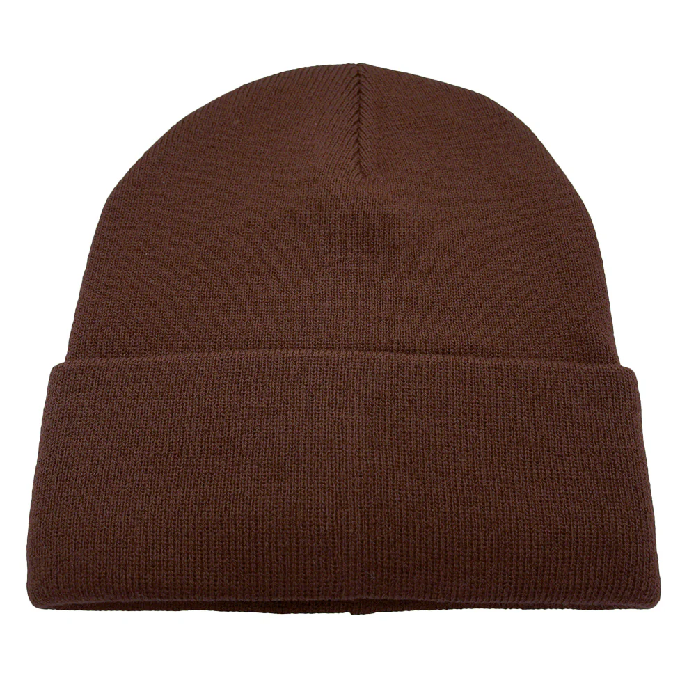 Chestnut Brown Knit Hat - Image 2
