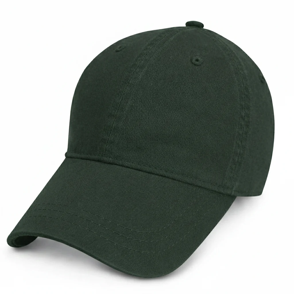 Dark Green - Unstructured Baseball Cap