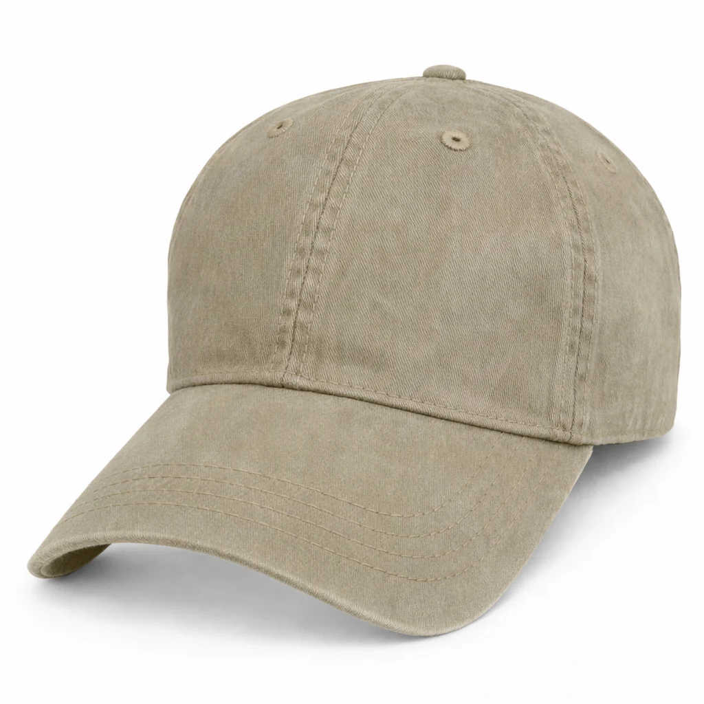 Khaki Weathered - Unstructured Baseball Cap