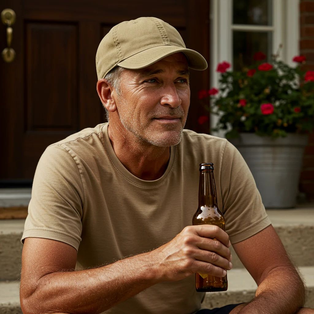 Khaki Weathered - Unstructured Baseball Cap - Image 3