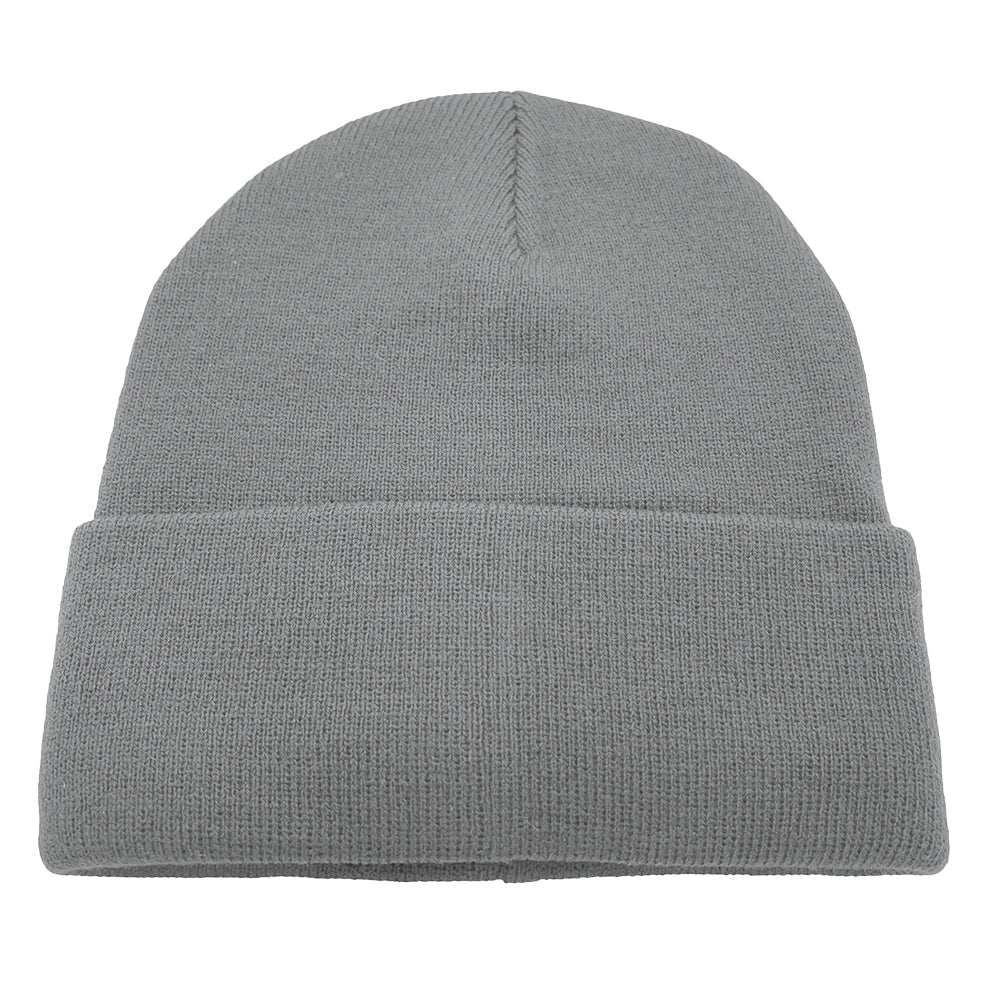 Dusty Gray Knit Hat - Image 2