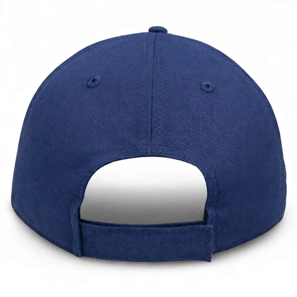 Navy Blue - Structured Baseball Cap - HK - Image 2
