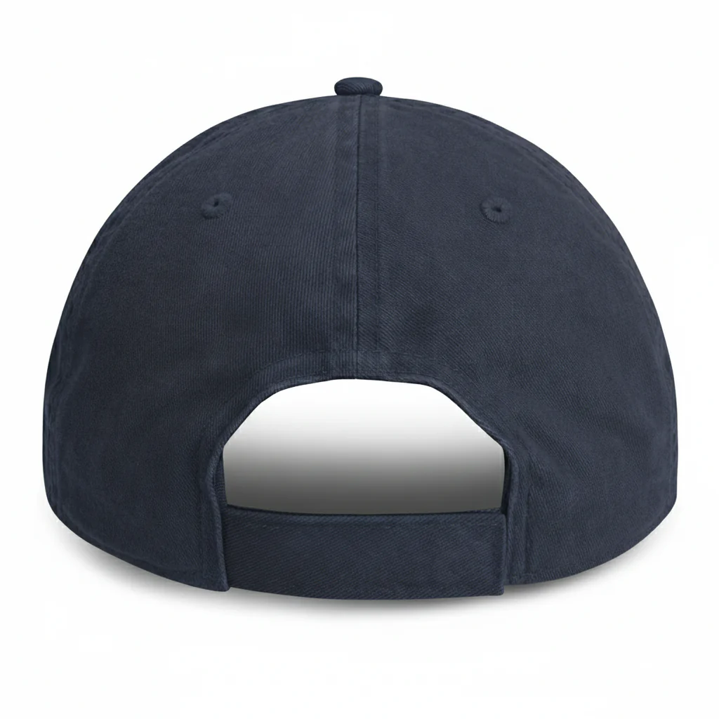 Navy Blue - Unstructured Baseball Cap - Image 2