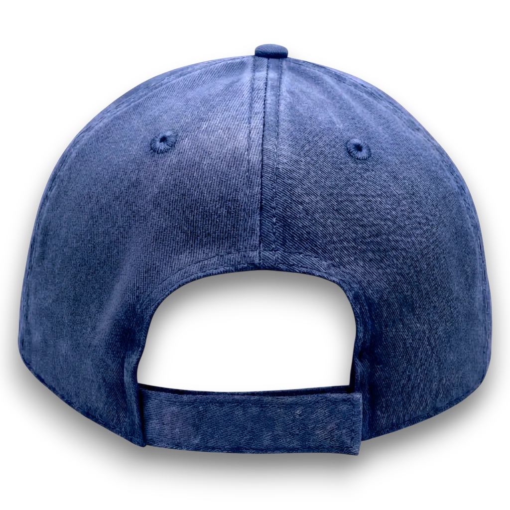 Ocean Blue Weathered - Unstructured Baseball Cap - Image 2