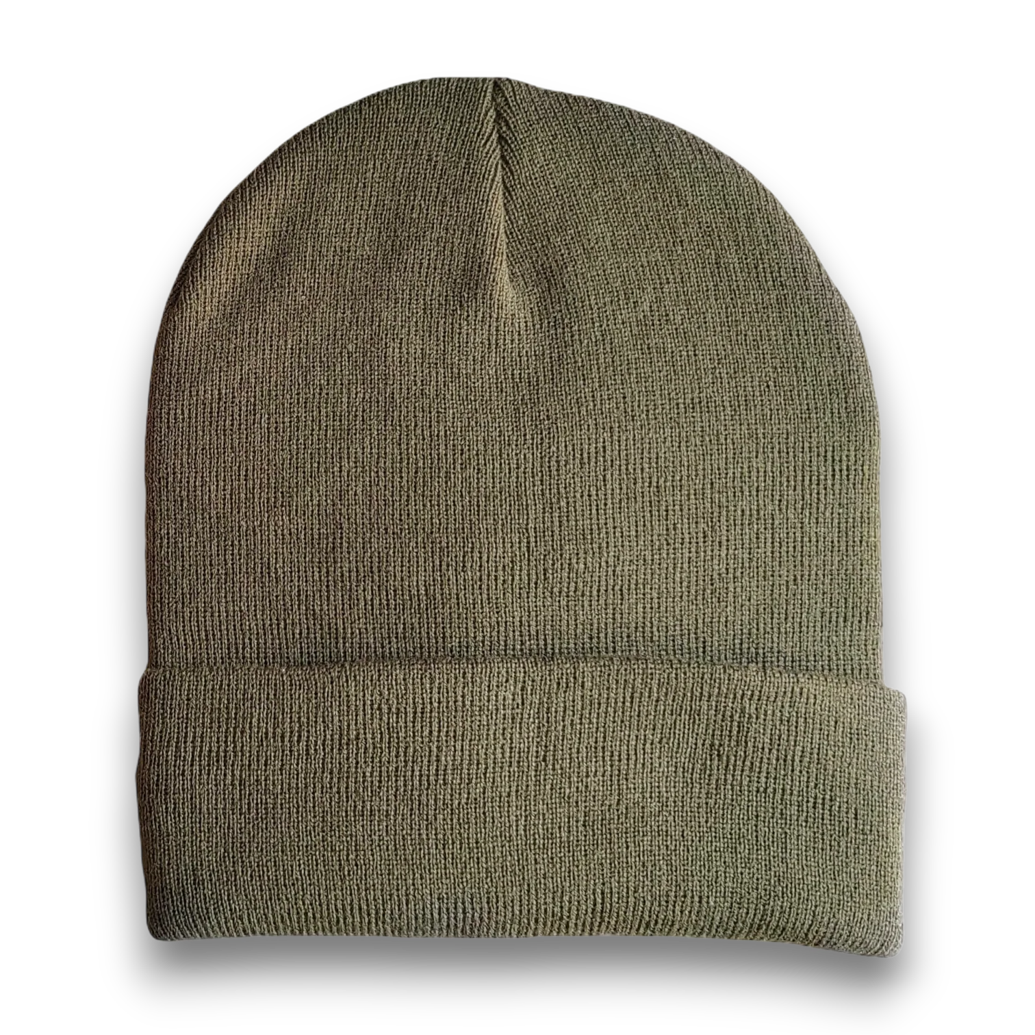Olive Green Knit Hat - Image 2