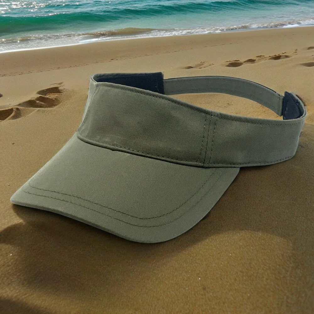 Olive Sports Visor - Image 2