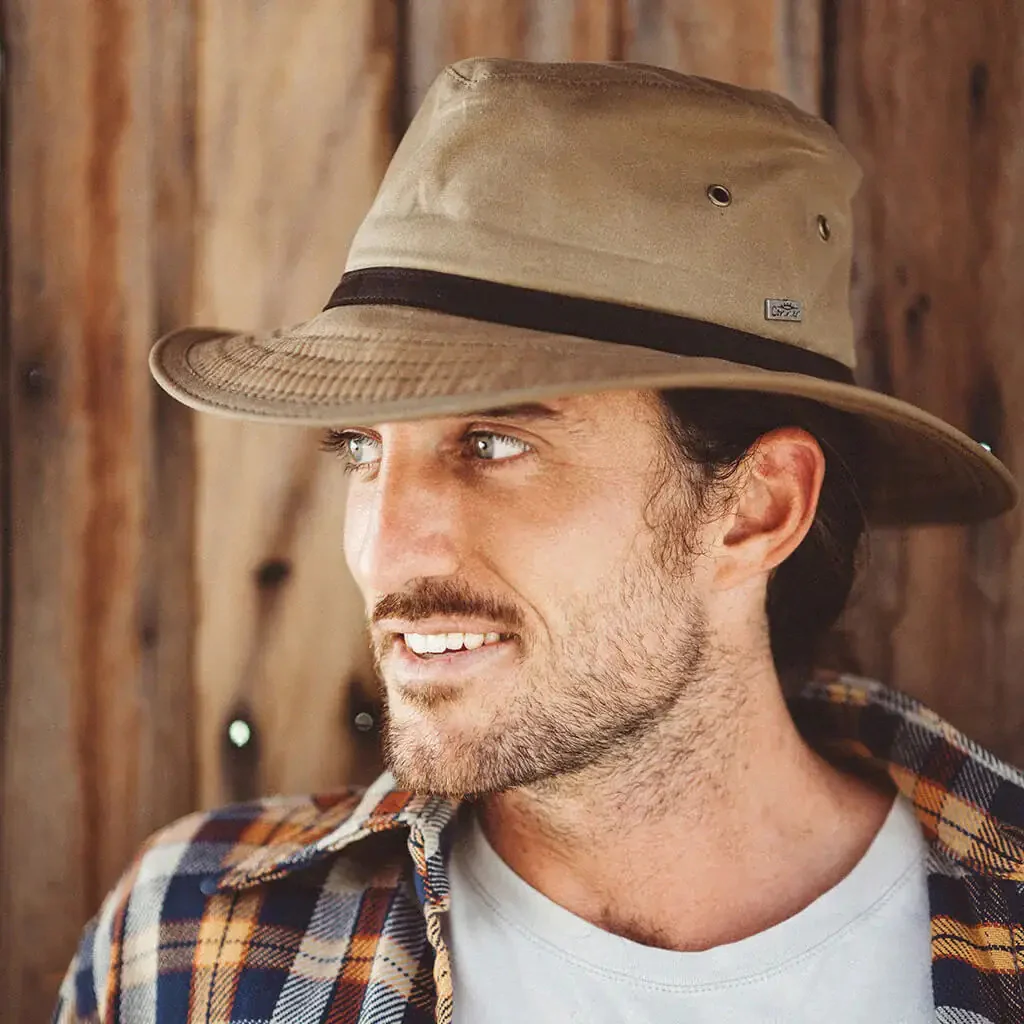 Portland Oilskin Waterproof Rain Hat - Image 3