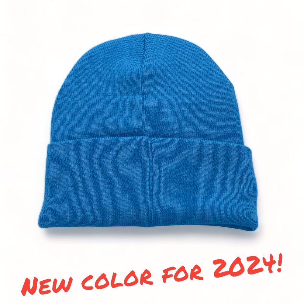 Sky Blue Knit Hat - Image 5