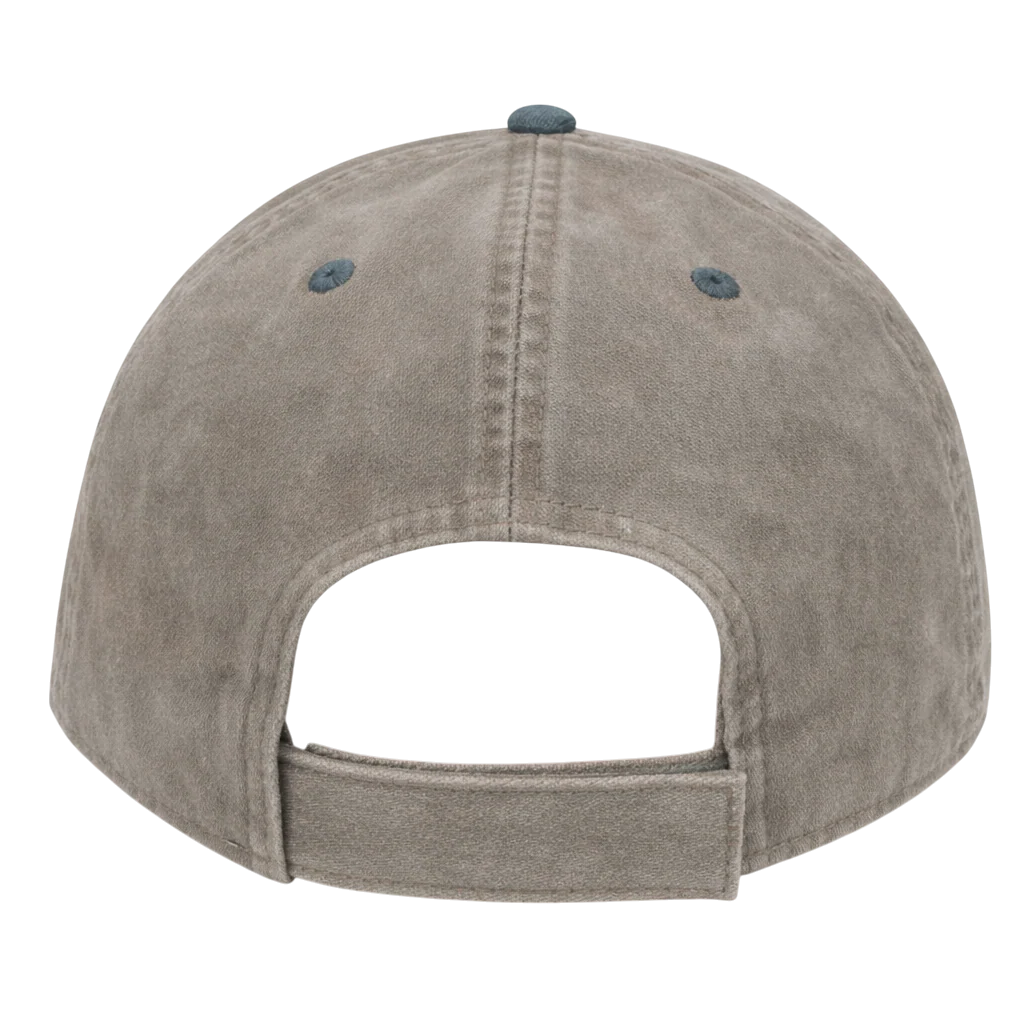 Stone with Blue Weathered - Unstructured Baseball Cap - Image 2