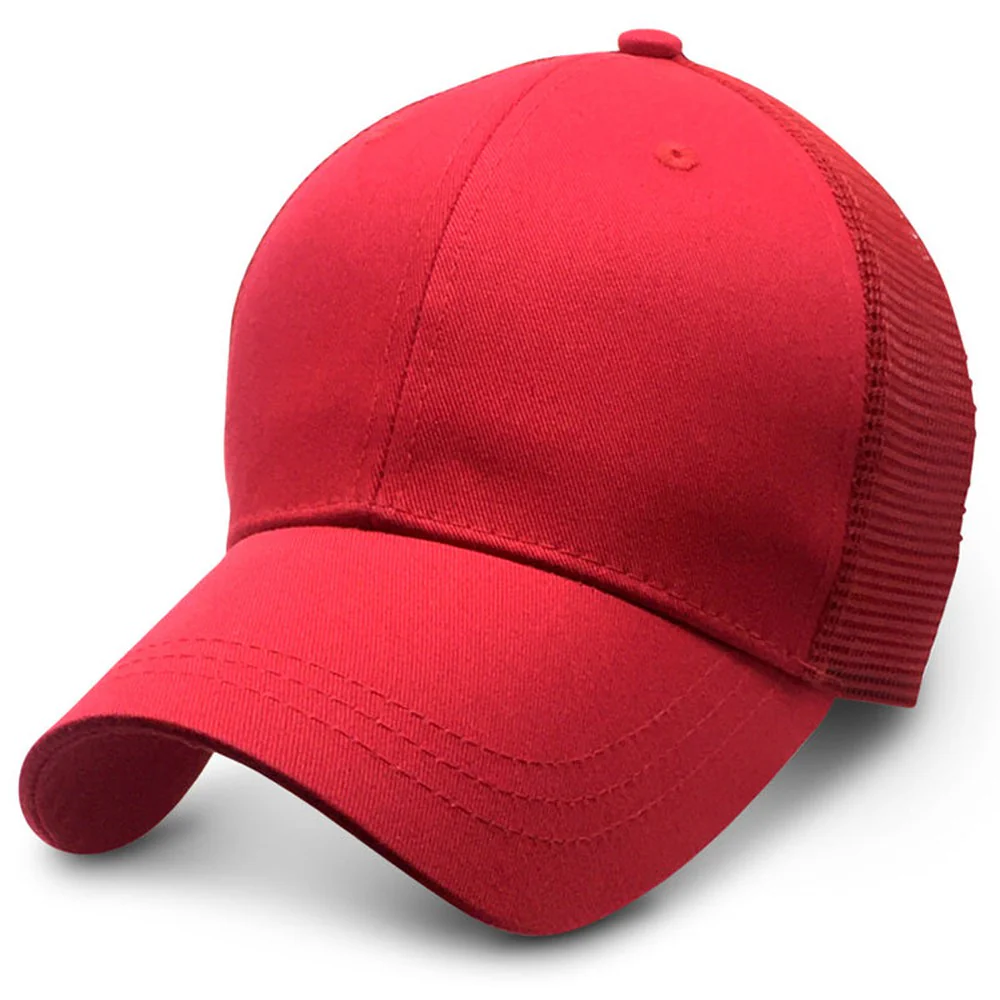 Tommy Red Mesh - Structured Baseball Cap HK