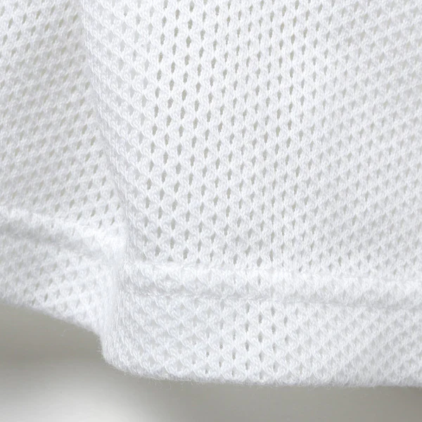 White Wicking Soft Mesh - Unstructured Baseball Cap - Image 4